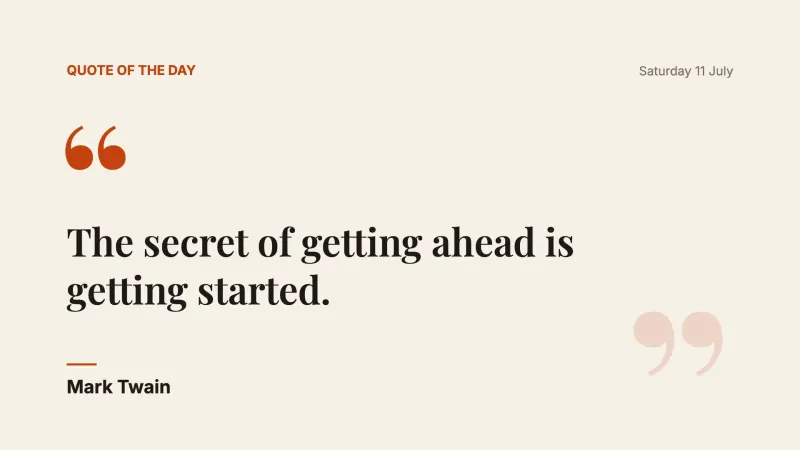 Quote of the day