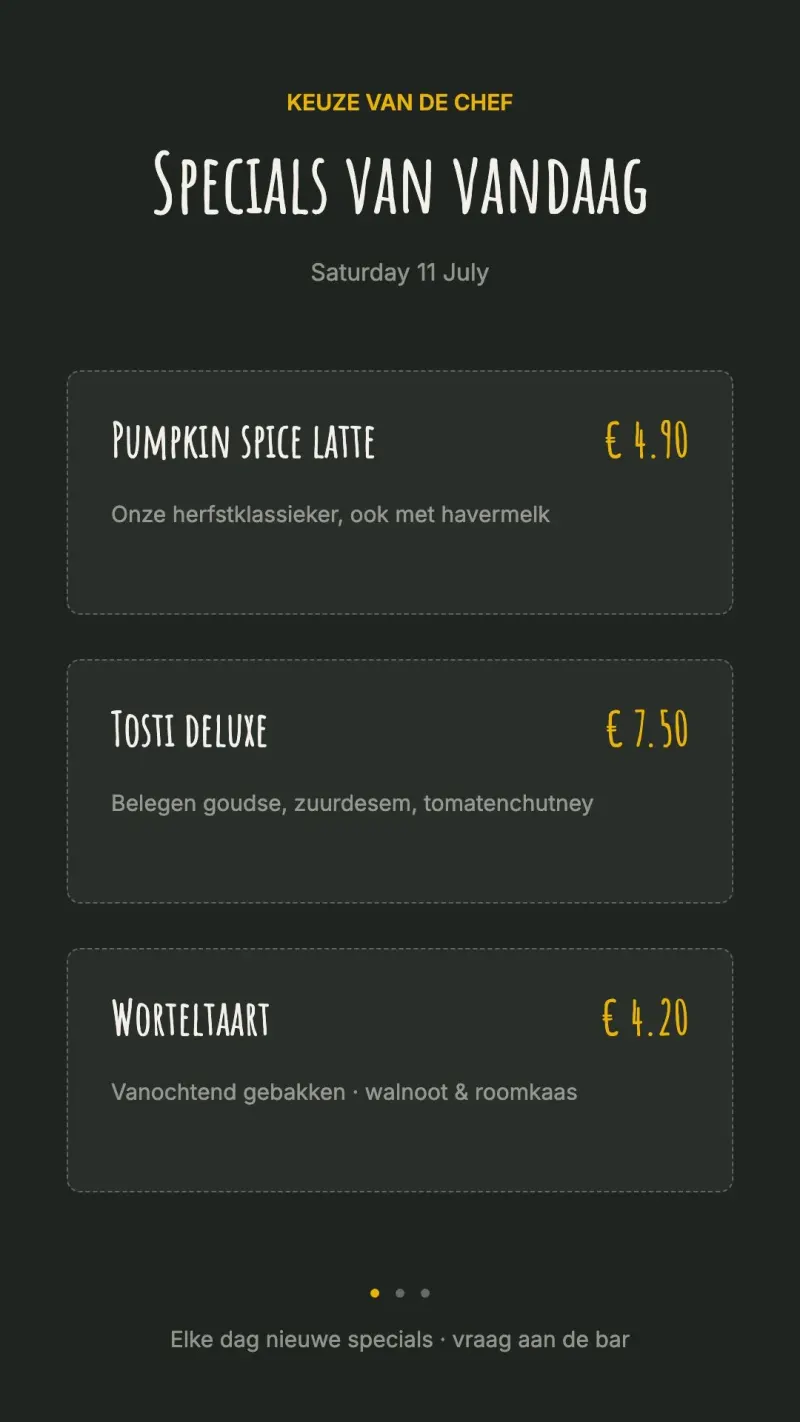 Dagspecials