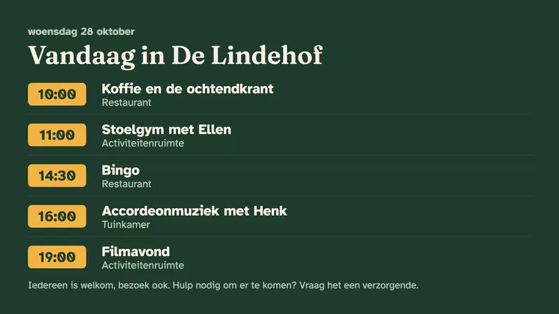 Dagprogramma