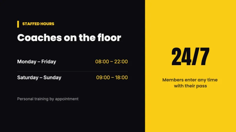 Gym hours