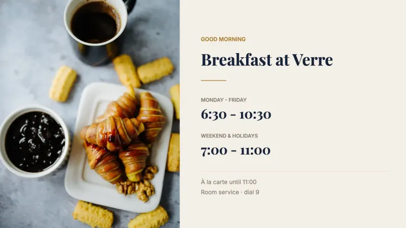 Breakfast board