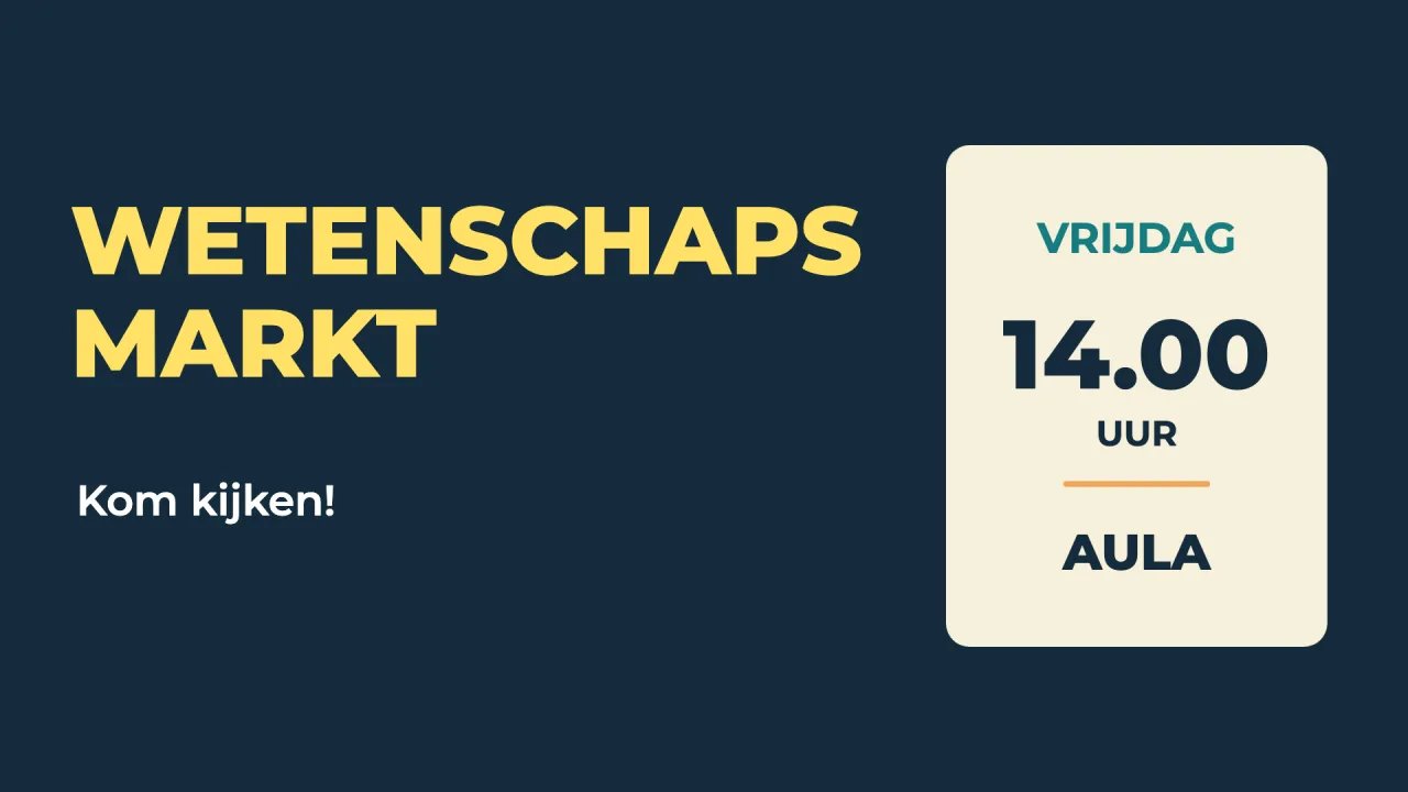 Een schoolpagina die met Lumi is ontworpen, op een scherm