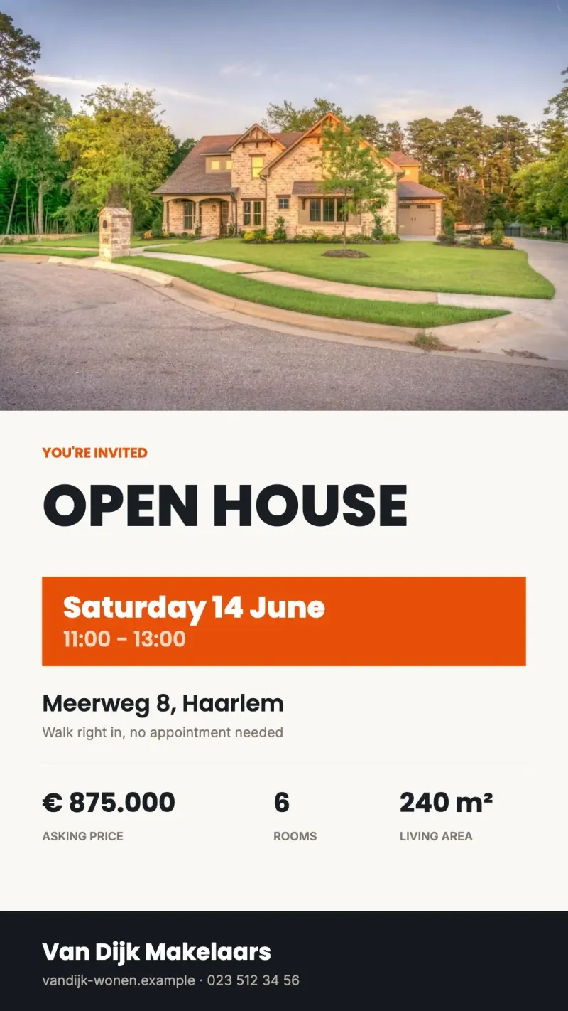 Open house board
