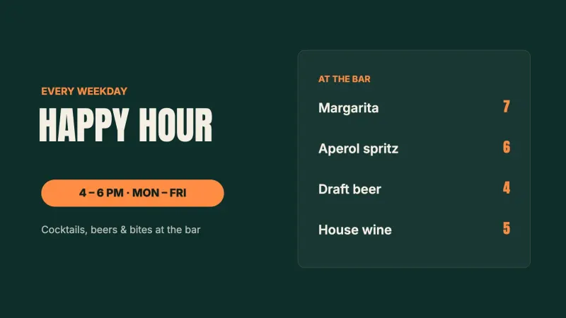 Happy hour
