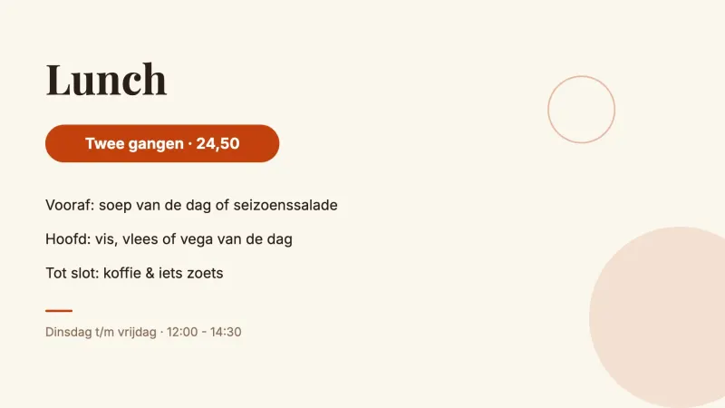 Lunchdeal