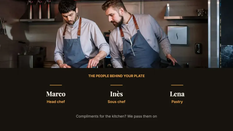 Meet the kitchen