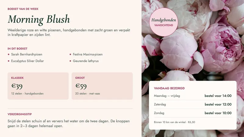Boeket van de week