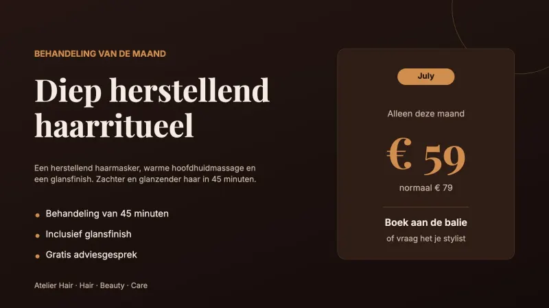 Behandeling van de maand