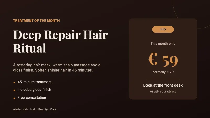 Treatment of the month
