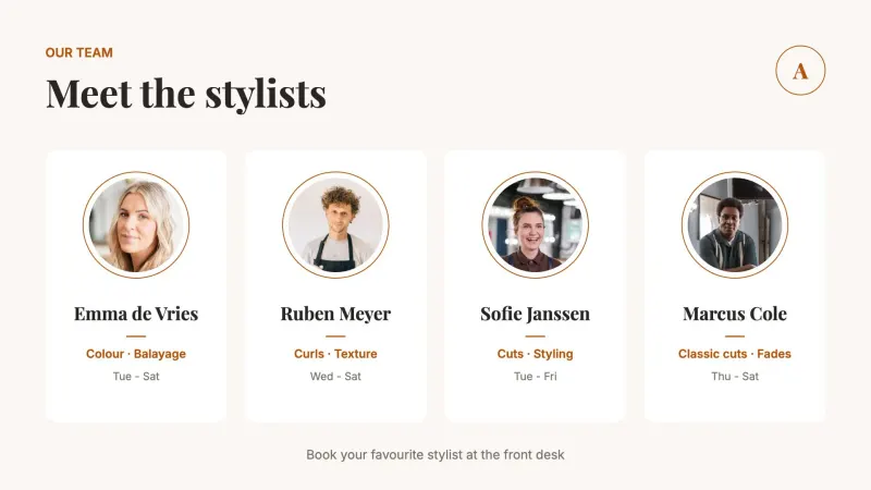 Meet the stylists