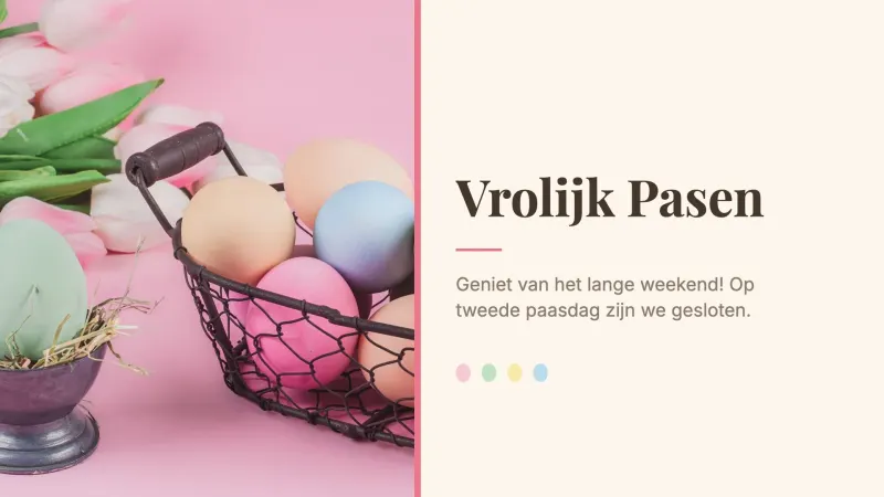 Vrolijk Pasen