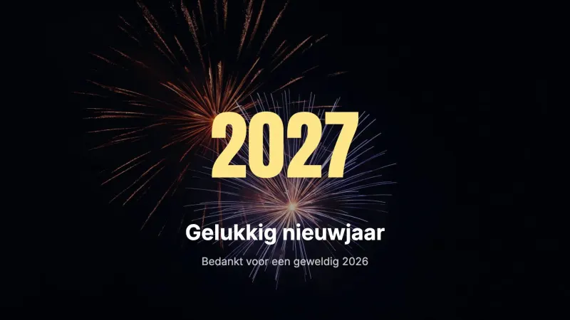 Gelukkig nieuwjaar