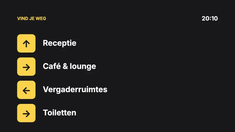 Bewegwijzeringsbord