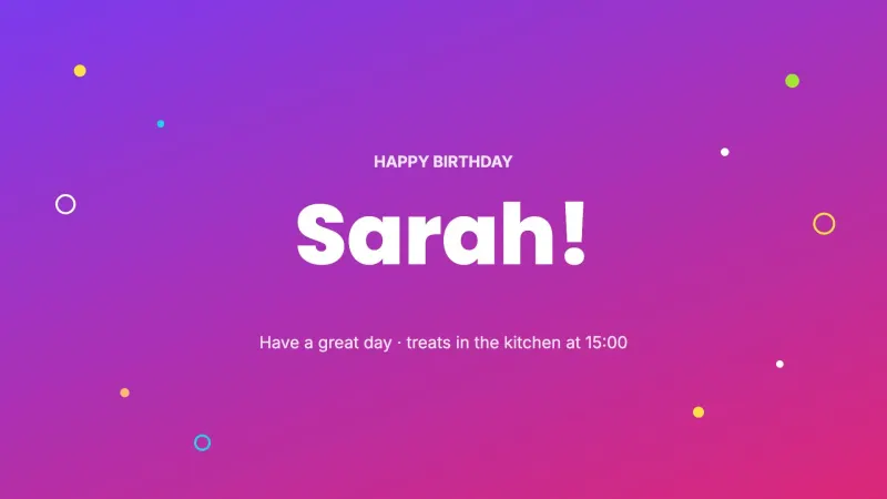 Happy birthday